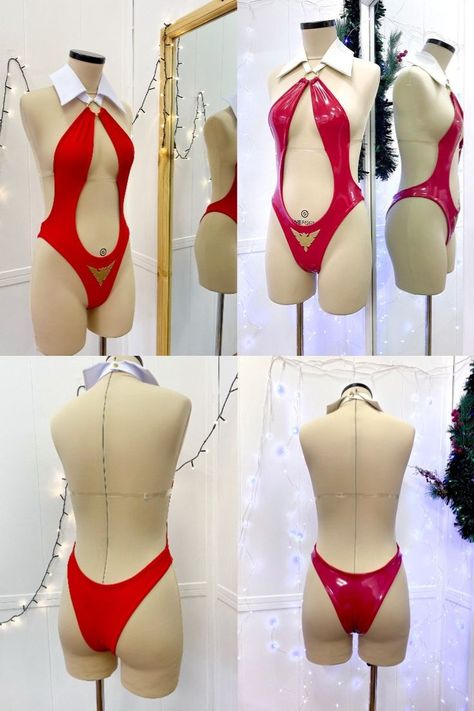 Vamperilla Cosplay, Vampirella Costume, Pole Dancing Outfits, Vampirella Cosplay, Vampire Song, Bodysuit Halloween Costume, Halloween Costume Bodysuit, Swimsuit Pattern Sewing, Fantasy Outfits