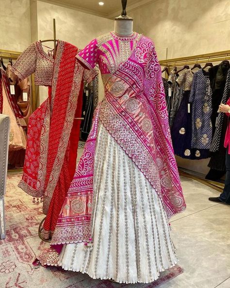 Visual merchandising and retail styling for designer Faabiiana at Aerocity, New Delhi store. @faabiianaofficial #faabiiana… | Instagram Faabiiana Lehenga, Mannequin Outfits, Lehenga Skirts, Dandiya Night, Chania Choli, Kalamkari Fabric, Long Blouse Designs, Silk Kurti Designs, Lehenga Saree Design