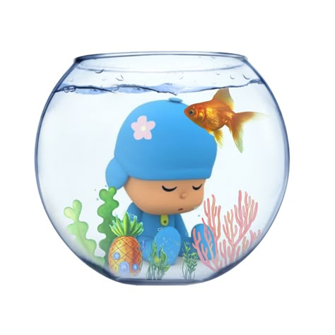 Juminocore Icons Png, Aquarium Widget, Clear Background Icons, Fishbowl Aesthetic, Juminocore Widget, Fish Bowl Pfp, Juminocore Pfp, Goldfish Icon, Sanrio Fish