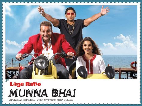 With his business flourishing, life is good for Munna (Sanjay Dutt). Now though, he has love on his mind, and daily loses himself in the dulcet tones of Radio Jockey Jhanvi (Vidya Balan).     Making good use of his dada-giri ways, Munna contrives a way of meeting Jhanvi, who is unwittingly led to believe that Munna is a Professor of History. In the process of rectifying this minor misunderstanding and winning his love, Munna comes face-to-face with a figure from the past - Mahatma Gandhi. Lage Raho Munna Bhai, Jimmy Shergill, Munna Bhai, Arshad Warsi, Hindi Comedy, Abhishek Bachchan, Sanjay Dutt, Dia Mirza, Vidya Balan