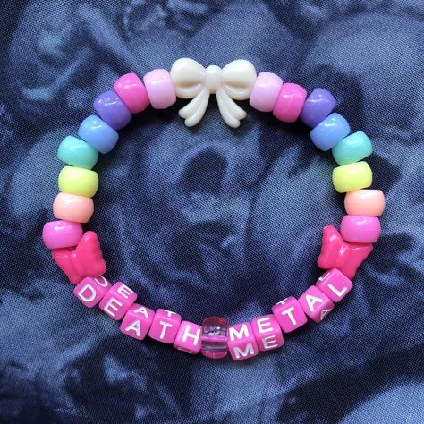 Pastel Bracelet Ideas, Rave Kandi Bracelets Ideas, Kandi Bracelet Ideas, Kandi Bracelets Ideas, Pastel Bracelet, Kandi Inspo, Diy Kandi Bracelets, Pony Bead Bracelets, Diy Kandi