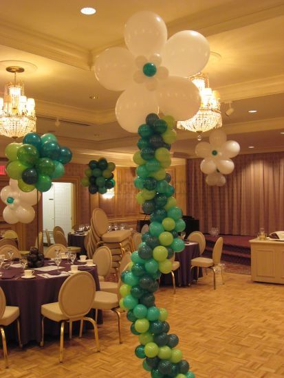 Spring Fling Dance, Middle School Dance Ideas, Balloons Columns, Get Well Balloons, School Dance Ideas, Dance Decorations, Blossom Garden, Balloon Delivery, Giant Balloons