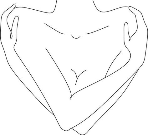 Woman Hugging Herself Drawing, Self Hug Illustration, Woman Hugging Herself, Embrace Equity, Hugging Drawing, Therapeutic Recreation, Body Image Art, Woman With Flowers, Woman Loving Woman