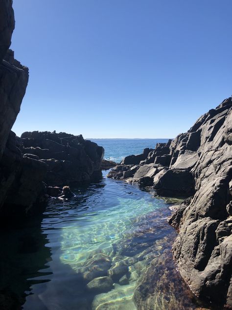 Fairy Pools Noosa, Noosa Fairy Pools, Australia Sunshine Coast, Noosa Heads Australia, Noosa Aesthetic, Australia Life, Houses By The Beach, Noosa Australia, Atherton Tablelands