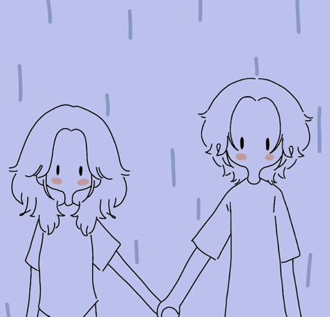 Cute Couple Simple Drawing, Couple Simple Drawing, Me And My Gf Drawing, Shy Couple Drawing, Hand Holding Drawing Couple, Cute Couple Doddle, Couple Art Reference Base, Couple Sketch Romantic, Couple Holding Hands Drawing