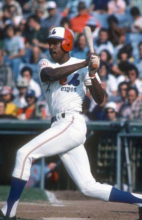 Andre Dawson ... The Hawk! Dawson College Montreal, Davis Wade Stadium, Randy Johnson Baseball, Les Dawson, Andre Dawson, Michael Jordan Magic Johnson Larry Bird, Mlb Uniforms, Montreal Expos, Sports Pics