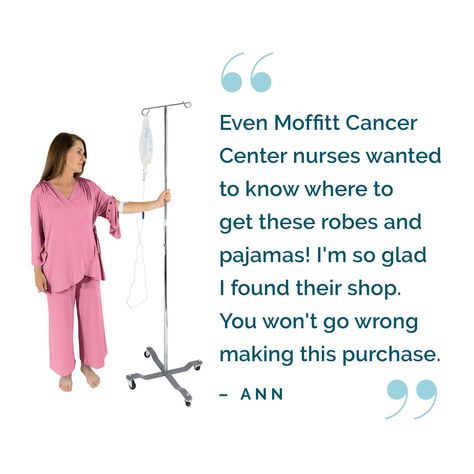 quote from hospital staff about how great the functionality of KickIt pajamas is for cancer patients After Surgery Gift Ideas, Surgery Care Package, Chemo Port, Patient Gown, Mastectomy Recovery, Chemo Care Package, Chemo Care, Chemo Gifts, Surgery Gift