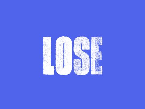 LOSE - TYPESCRAPS by Mat Voyce on Dribbble Motion Typography, Animation Images, Type Animation, Kinetic Type, Motion Logo, Animation Types, Ads Creative Advertising Ideas, Motion Poster, Picture Editing Apps