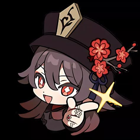 Hu Tao Png, Genshin Chibi, Game Stickers, Chibi Emotes, Simple Designs To Draw, Telegram Stickers, Hu Tao, Sticker Maker, Chibi Characters