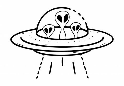 Ufo Doodle, Spaceship Clipart, Ufo Drawing, Alien Clipart, Alien Vector, Ufo Tattoo, Tiny Tats, Alien Party, Healing Era