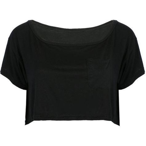 Black Pocket Front Loose Short Sleeve Crop T-shirt ($15) ❤ liked on Polyvore featuring tops, t-shirts, shirts, crop top, pocket t shirts, short sleeve tee, loose fit t shirts, crop tee and short t shirt Pocket Shirts, Loose Crop Top, Pocket Tees, Shirts Crop, Cropped Shirts, Half Shirts, Shirt Pocket, Loose Tees, Crop T Shirt