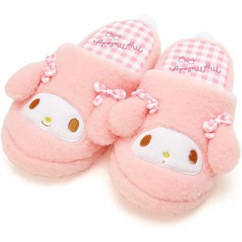 My Melody Face, Sanrio Store, Sanrio Japan, Warm Interior, Cute Slippers, Kids Slippers, Sanrio Characters, My Melody, House Slippers