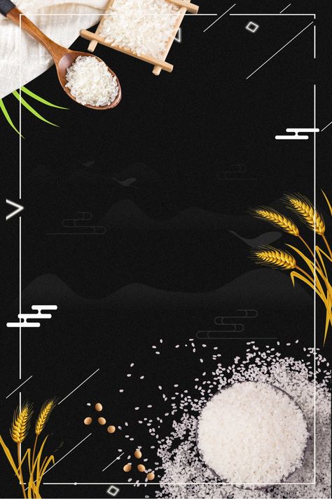 Millets Poster Design, Millets Poster Making Ideas, Rice Wallpaper, Rice Menu, Food Background Wallpapers, Menu Design Inspiration, Rice Packaging, Food Photography Background, Cooking Photos