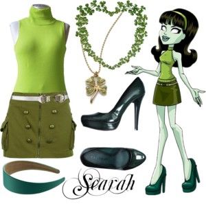 Scarah Screams Scarah Screams Inspired Outfits, Scarah Screams Aesthetic Outfits, Scream Halloween Costume, Scarah Screams, Scream Outfits, Scream Costume, Monster High Halloween, Monster High Cosplay, Monster High Costume