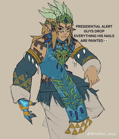 Link Totk Frostbite Set, Link Frostbite Armor Fanart, Frostbite Armor Link, Link Frostbite Armor, Great Fairy Zelda, Dragon Link, Linked Universe, Botw Zelda, Legend Of Zelda Memes