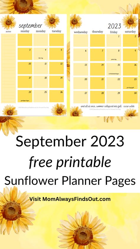 November Butterfly, Free Printable Planner Pages, September Planner, Sunflower Printable, Free Printable Planner, Printable Planner Pages, Address Book, Printable Activities For Kids, Planner Printables Free