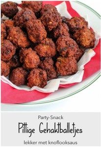 Pittige gehaktballetjes – De K van Koken Party Snack Food, Tapas Recipes, Indonesian Food, Camping Food, Party Snacks, Yummy Appetizers, Other Recipes, No Cook Meals, Meatballs