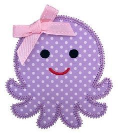 Octopus Applique, Baby Applique, Applique Templates, Applique Quilting, Animal Quilts, Sewing Appliques, Machine Applique, Sewing Embroidery Designs, Applique Patterns