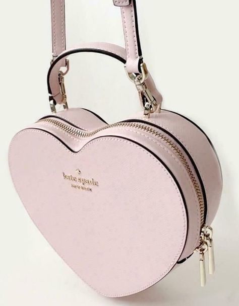 Valentines Day Bags, Kate Spade Heart, Heart Shaped Bag, Best Valentine's Day Gifts, Girly Bags, Heart Bag, Fancy Bags, Pretty Bags, Cute Purses