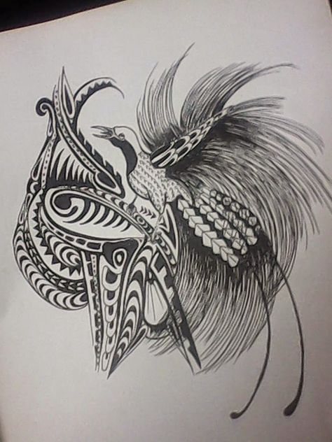 Bird of paradise designs of Papua New Guinea Bird Of Paradise Tattoo, Wild Birds Photography, Red Bird Tattoos, Island Tattoo, Penguin Tattoo, Bird Tattoo Wrist, Paradise Tattoo, Small Bird Tattoo, Back Of Shoulder Tattoo