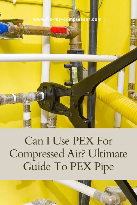 Have you ever wondered if you can use PEX piping for compressed air despite it being commonly used in plumbing installations? Well, the answer is yes! However, it's crucial to know which type of PEX pipe is best suited for the job. In this article, we'll break down all the essential details about the different types of PEX pipes and their compatibility with compressed air. So, let's dive in and get the answers you're looking for! | Can I Use PEX For Compressed Air? | #compressedair #pexpipe Air Compressor Plumbing Ideas, Air Compressor Plumbing, Corner Shower Kits, Air Hose Reel, Pex Plumbing, Pex Pipe, Diy Plumbing, Hvac Services, Air Supply