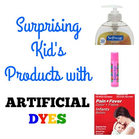 There are known dangers of artificial dyes in many colorful, processed foods, but these dyes are also in some other unsuspecting children's products too Dye Free Foods, Sensory Regulation, Sensory System, Exercise Activities, Artificial Dyes, Pediatric Therapy, Flexible Dieting, Sensory Processing Disorder, Food Dye