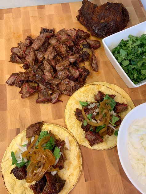 Smoked Beef Cheek Taco Recipe Beef Cheek Tacos Recipe, Tacos Easy, Tortilla Shells, Beef Cheeks, Taco Recipe, Smoked Beef, Shredded Beef, Bbq Rub, Tasty Recipe