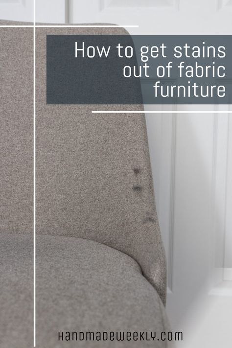 Tired of stains ruining your fun at home? Discover our simple and effective tips to remove stubborn stains from your fabric furniture! With a mix of household items, you can save your furniture from damage and have more fun in every room. 🎉 Furniture Stain Remover, Best Way To Clean Upholstery Furniture, Natural Upholstery Cleaner, Clean Upholstery Chair, Cleaning Fabric Chairs, Remove Stains From Couch, Cleaning Upholstered Furniture, Coffee Stain Removal, Remove Water Stains