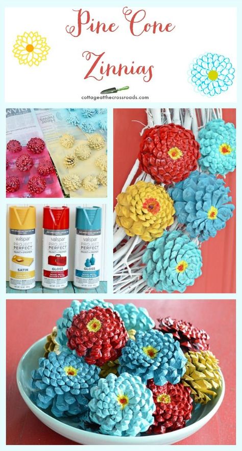 Painted Pinecones, Pine Cone Art, Pine Cone Decorations, Wine Bottle Diy Crafts, Cones Crafts, Pine Cone Crafts, Wine Bottle Crafts, Mason Jar Crafts, Nature Crafts