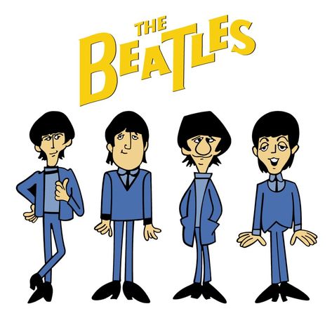 Gotta love'm Beatles cartoon unless you're an alien! The Beatles Cartoon, Beatles Drawing, Beatles Cartoon, Beatles Poster, Beatles Photos, Beatles Art, Beatles Fans, Morning Cartoon, Beatles John