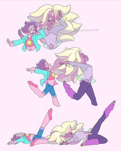 Fusion Steven Universe, Drawing Thinking, Pearl And Steven, Crystal Jeans, Steven Universe Fan Fusions, Steven Universe Fusion, Cristal Gems, Steven Universe Ships, Crystal Gems Steven Universe