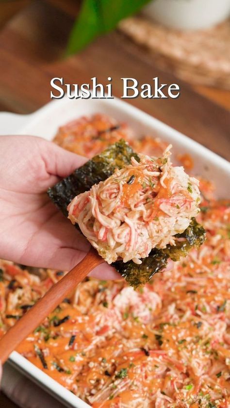 Resep Sushi, Koreansk Mad, Sushi Recipes Homemade, Sushi Bake, Makanan Diet, Sushi Recipes, God Mat, Food Recepie, Idee Pasto Sano