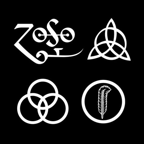 For more than forty years, Led Zeppelin have continued to inspire generations with their groundbreaking blues-infused, guitar-driven rock ’n’ roll. Led Zeppelin Symbols, Led Zeppelin I, Zeppelin Art, Immigrant Song, Uke Tabs, Houses Of The Holy, Rock Band Posters, John Paul Jones, Led Zep