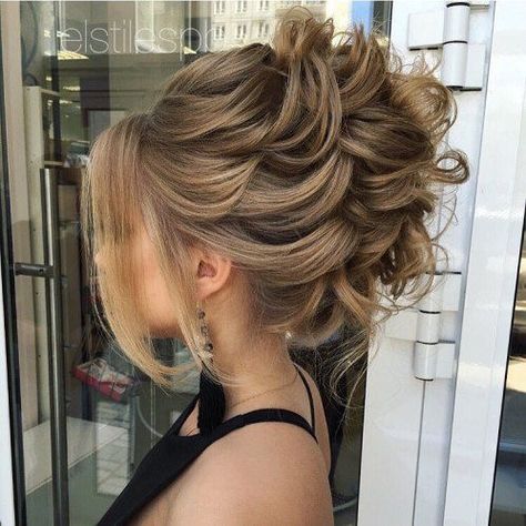 Maid Of Honor Hairstyles Dark Hair, Easy Formal Hairstyles, Updos For Long Hair, Prom Hair Updo, Prom Hairstyles For Long Hair, Prom Updos, Penteado Cabelo Curto, Formal Hairstyles, Hair Dos