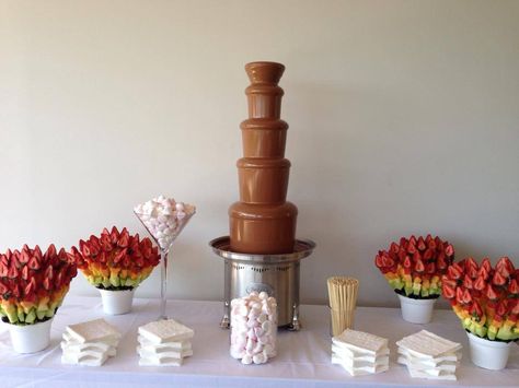 Chocolate Fountain, Buffet Food, Snack Ideas, Wild Ones, 21st Birthday, Party Food, Taper Candle, Candle Holders, Snacks