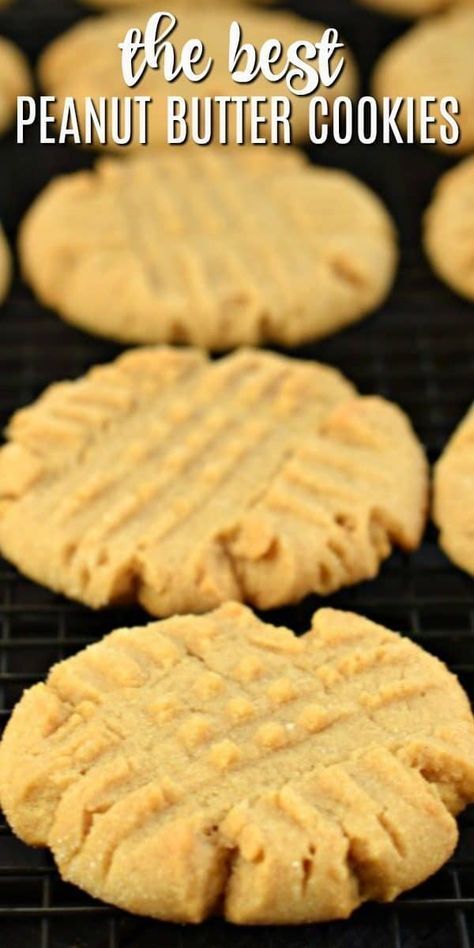 Peanut Butter Cookies Soft, Chewy Peanut Butter Cookie Recipe, The Best Peanut Butter Cookies, Cookies Soft And Chewy, Recipe Cookies, Best Peanut Butter Cookies, Chewy Peanut Butter Cookies, Cookies Soft, Cookie Recipes Unique