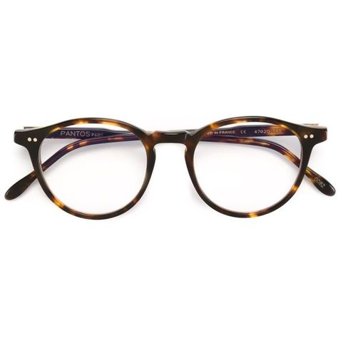 Pantos Paris round frame glasses (£155) ❤ liked on Polyvore featuring accessories, eyewear, eyeglasses, brown, tortoise glasses, tortoise eyeglasses, tortoise eye glasses, unisex glasses and tortoise shell glasses Mens Eyeglasses, Best Eyeglasses, Round Frame Glasses, Men's Eyewear, Sunglasses Men Vintage, Fake Glasses, Tortoise Shell Glasses, Round Glasses Frames, Trendy Glasses