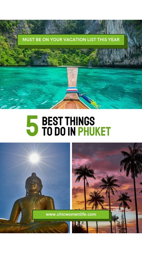 5 best things to do in Phuket (Thailand) Things To Do In Phuket, Vacation List, Thailand Phuket, Elephant Sanctuary, Luxury Resorts, Move Abroad, Hidden Beach, Europe Summer, Phuket Thailand