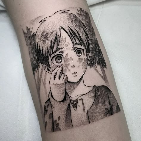 Mikasa Tattoo Design, Aot Manga Tattoo, Eren Jaeger Tattoo, Aot Anime Tattoos, Eren And Mikasa Tattoo, Shingeki No Kyojin Tattoo, Aot Tattoos Female, Attack On Titan Tattoo Eren, Attack On Titan Tattoo Ideas