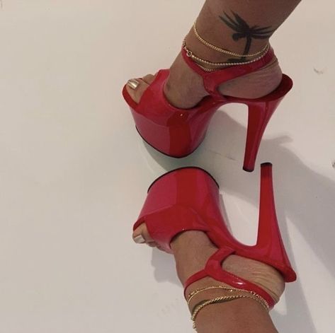 Pleaser Heels, Heels Aesthetic, Dr Shoes, Red High Heels, Dark Feminine, Hype Shoes, Shoe Inspo, Girly Shoes, Aesthetic Shoes