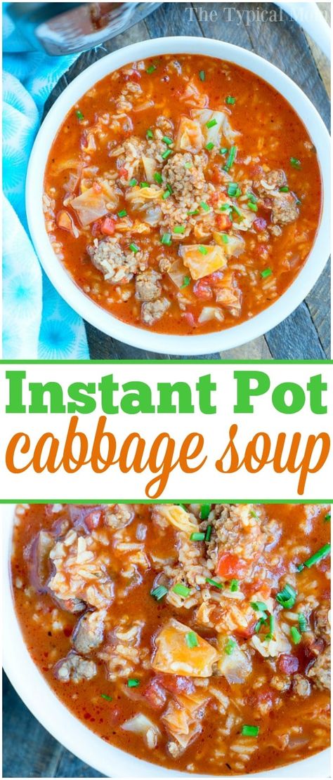 Hamburger Instant Pot, Instapot Cabbage, Hamburger Cabbage Soup, Cabbage Soup Instant Pot, Hamburger Cabbage, Instant Pot Cabbage Soup, Pressure Cooker Cabbage, Cabbage Soup Crockpot, Instant Pot Cabbage