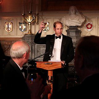 Prince William took a break from dad duty on May 21 to host a party at Windsor Castle. See him all dressed up in a dapper tuxedo! Katherine Jenkins, Photos Of Prince, Party Queen, Entertainment News Celebrities, Anniversary Dinner, House Of Windsor, Duke Of Cambridge, Windsor Castle, British Royalty