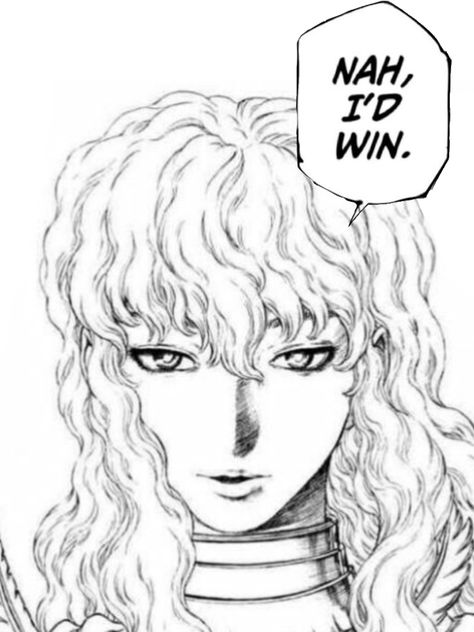 I hate griffith,but this panel reminded me of Gojo so yeah I made this//cr to the og owner of the bg #berserk #whisper #whisperoftheheart Berserk Griffith Art, Berserk Guts X Griffith, Griffith Beautiful, Griffith Manga Panel, Beserk Griffin, Berserk Griffith Manga, Griffith Gif, Griffith Berserk Manga, Berserk Characters