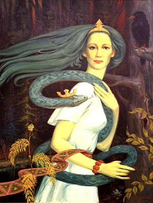 Eglė, Queen of Serpents Lithuanian Mythology, Lithuanian Ancestry, Lithuania Aesthetic, Baltic Mythology, Lithuanian Culture, Lithuania Culture, Serpent Snake, Slavic Folklore, World Birds