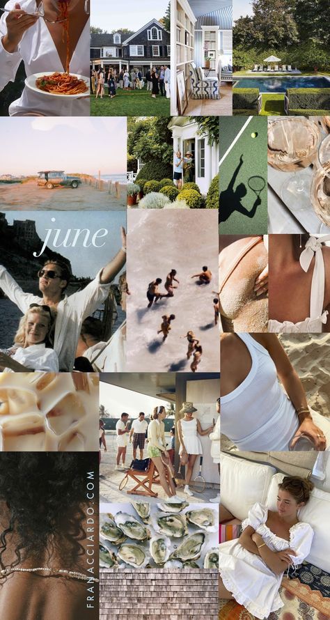 June Inspo Board, June Mood Board Wallpaper, June Aesthetic Month Wallpaper, Old Money Aesthetic Wallpaper Iphone, June Collage, June Wallpaper Aesthetic, July Mood Board, Months Wallpaper, January Mood Board