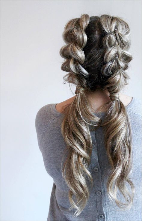 Pull Through Braid Pigtails, Gym Date, Braid Pigtails, Hair Pull, Pull Through Braid, Going Out Hairstyles, Pigtail Braids, Summer Hairstyles For Medium Hair, Mens Braids Hairstyles