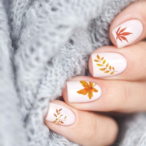 Easy Fall Nail Designs, Autumn Nail Art, Fall Leaves Nail Art, Fall Wedding Nails, Peeling Nails, Pumpkin Nail Art, Simple Fall Nails, Autumn Nail, Fall Manicure