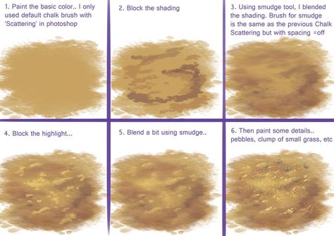 7bb060764a818184ebb1cc0d43d382aa Ground Drawing Texture, Sand Tutorial Digital, Ground Drawing Reference, How To Paint Sand, Dirt Illustration, Dirt Painting, Dirt Drawing, Ground Drawing, Ground Painting