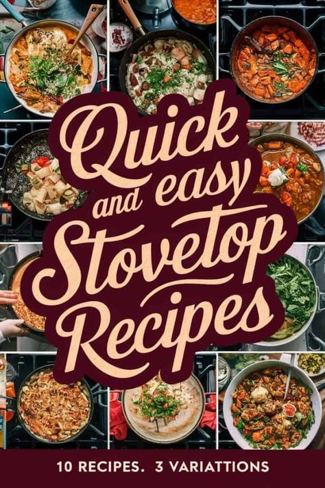 10 Quick and Easy Stovetop Recipes to Transform Your Weeknight Dinners Easy Stovetop Recipes, Top Dinner Ideas, Stovetop Meals, Stovetop Recipes, Thai Basil Beef, Easy Microwave Recipes, Stovetop Mac And Cheese, Sweet Potato Skillet, Stove Top Recipes