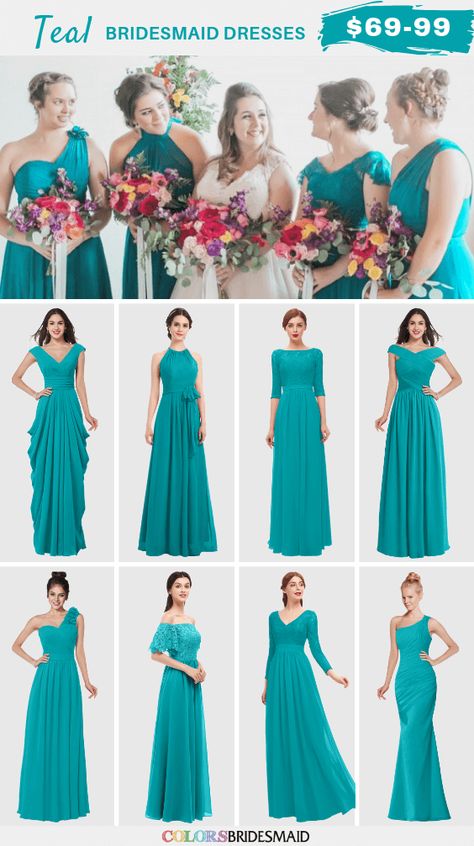 Teal October Wedding, Teal Bridesmaid Dresses, Orange and Rust Decorations - ColorsBridesmaid Teal And Purple Bridesmaid Dresses, Rust Wedding Bouquets, Teal Blue Bridesmaid Dresses, Wedding Bouquets Teal, Bridesmaid Dresses Orange, Orange Napkins, October Wedding Dresses, Orange Centerpieces, Wedding Teal